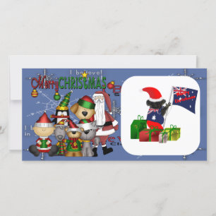 Santa and the gang holiday card