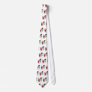 SANTA AND THE SNOW MAN tie