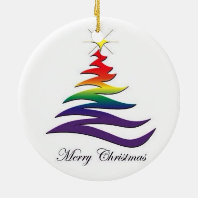 Santa and Twink Gay ornament (Back)