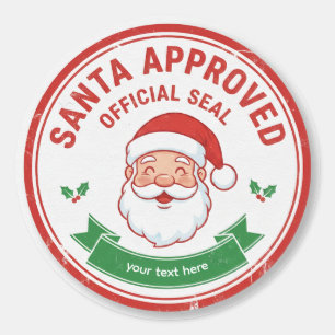 Santa Approved Christmas Sticker