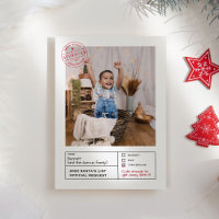 Santa Approved Naughty or Nice Form Photo