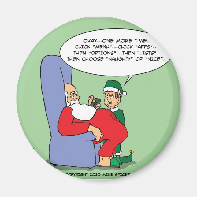 Santa Apps Magnet (Front)