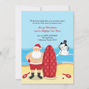 Santa at the Beach Moving Announcement