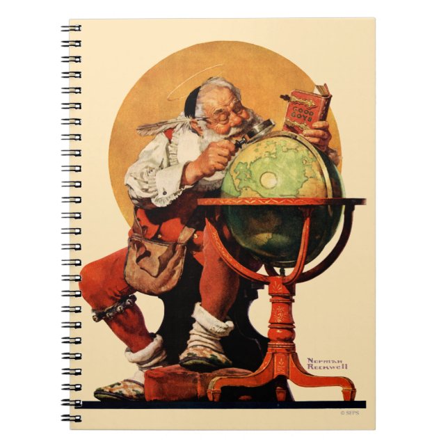 Santa at the Globe Notebook (Front)