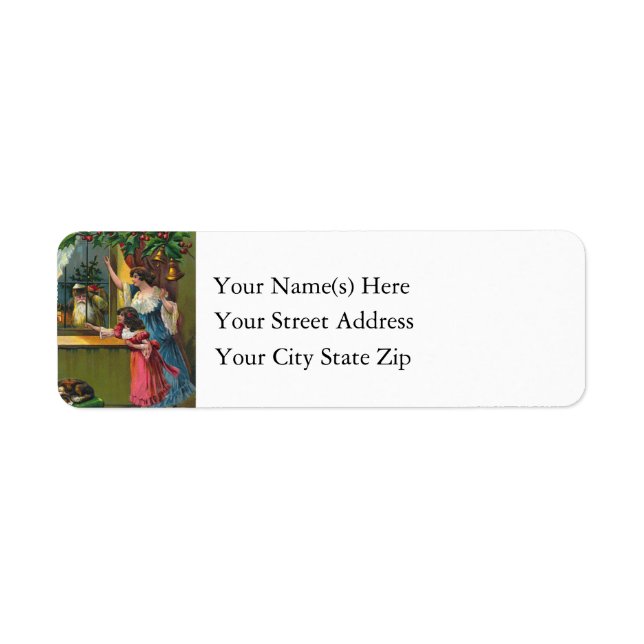 Santa At The Window Vintage (Front)