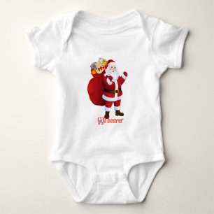 Santa baby bodysuit