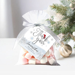 Santa Baby Boy Christmas Thank You Favour Tags