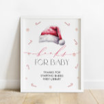 Santa Baby Christmas Baby Shower Books for Baby Poster<br><div class="desc">Santa Baby Christmas Baby Shower Books for Baby Poster. Matching items available.</div>
