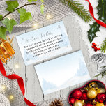 Santa Baby Christmas Baby Shower Enclosure Card<br><div class="desc">Santa Baby Christmas Baby Shower Enclosure Card</div>