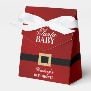 Santa Baby   Christmas Baby Shower Favor Box