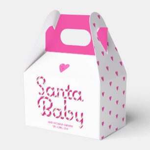 Santa Baby Christmas Baby Shower Favour Box
