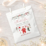 Santa Baby Christmas Baby Shower Gender Neutral Favour Bag<br><div class="desc">Santa Baby Christmas Baby Shower Gender Neutral Invitation</div>