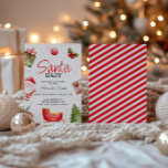 Santa Baby Christmas Baby Shower Invitation<br><div class="desc">Invite guests to a festive celebration with our “Santa Baby” Christmas Baby Shower Invitation. Featuring charming holiday designs and adorable Santa-themed elements, this invitation sets the perfect tone for a cozy, Christmas-themed baby shower. Fully customizable with your event details, it adds a joyful and personal touch to your holiday celebration....</div>