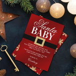 Santa Baby | Christmas Baby Shower Thank You Card<br><div class="desc">Say thank you in style with these trendy baby shower thank you cards. The template wording is easy to personalize and your family and friends will be thrilled when they receive these fabulous thank yous.</div>