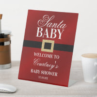 Santa Baby | Christmas Baby Shower Welcome