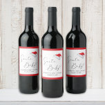 Santa Baby Christmas Baby Shower Wine Label<br><div class="desc">Cute wine labels for your Christmas holiday season baby shower featuring "Santa Baby" in a chic script with a heart swash,  a cute watercolor of Santa's red hat,  and the name of the mother-to-be and shower date in simple topography.</div>