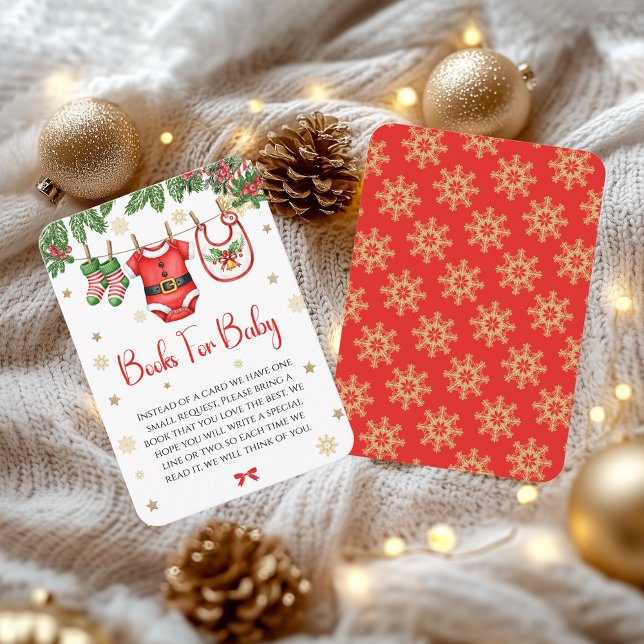 Santa Baby Christmas Books for Baby Card (Creator Uploaded)