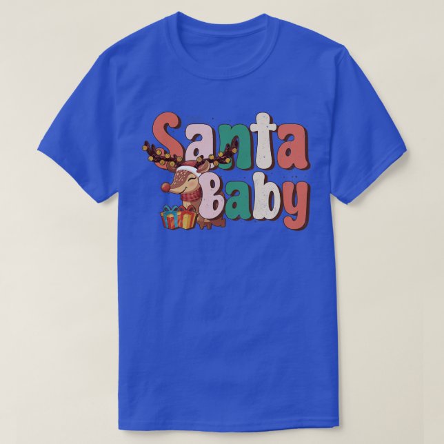 Santa Baby Christmas T-Shirt (Design Front)