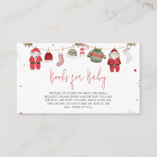 Santa Baby Clothes Christmas Books for Baby Enclosure Card