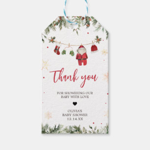 Santa Baby Clothes Winter Christmas Favour Tags
