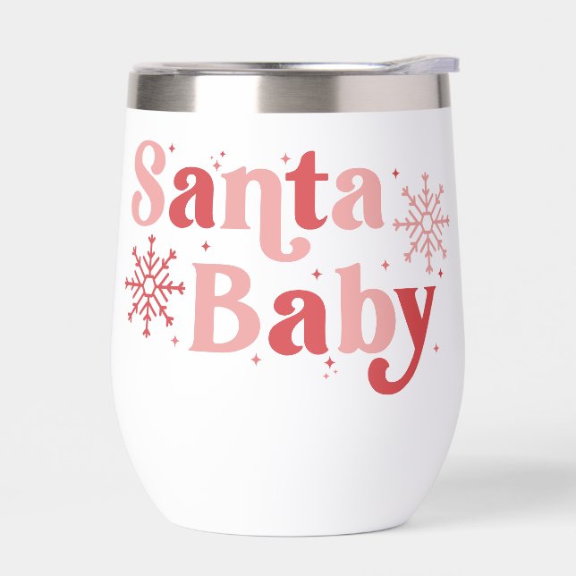 Santa Baby - Fun Holiday Typography Design (Left)