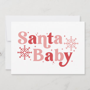 Santa Baby - Fun Holiday Typography Design Card