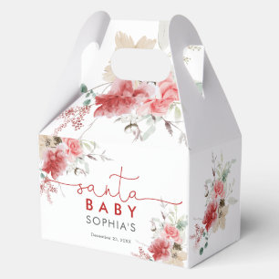 Santa Baby Holy Christmas Baby Shower Favor Box