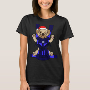 Santa Baby Pug Funny Cute Dog Mom Dad Christmas Gi T-Shirt