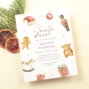 Santa Baby Winter Christmas Baby Shower Budget