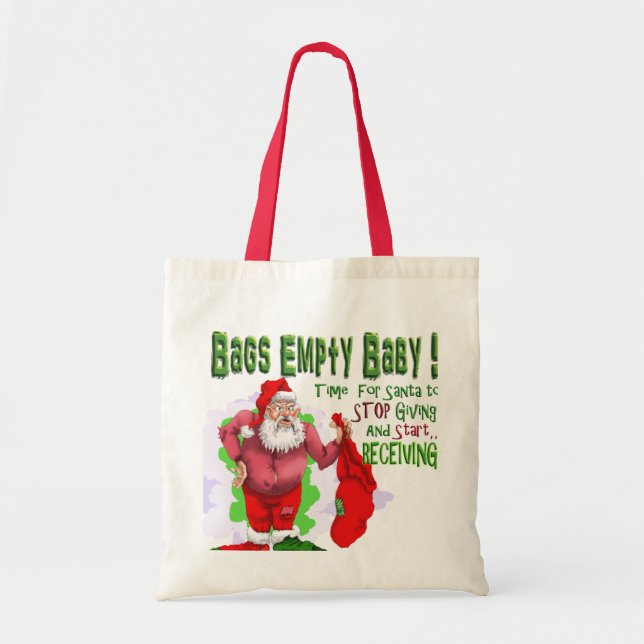 santa bags empty Tote Bag (Front)
