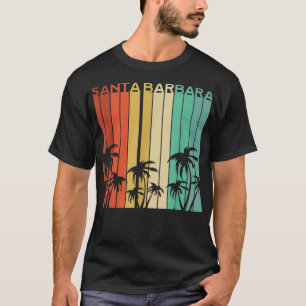 Santa Barbara Beach California Surf Vintage Cali I T-Shirt