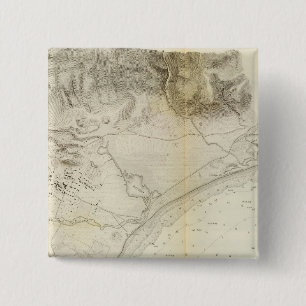 Santa Barbara, Calif 2 Inch Square Button