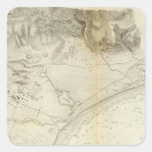 Santa Barbara, Calif Square Sticker