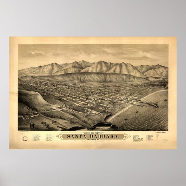 Santa Barbara, California (1877) Poster (Front)
