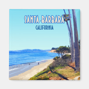 Santa Barbara California Butterfly Beach Montecito Magnet