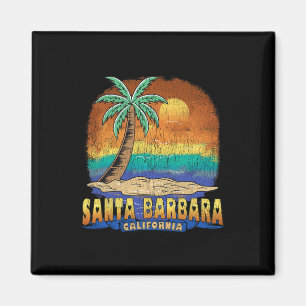 Santa Barbara California Vintage Distressed Souven Magnet
