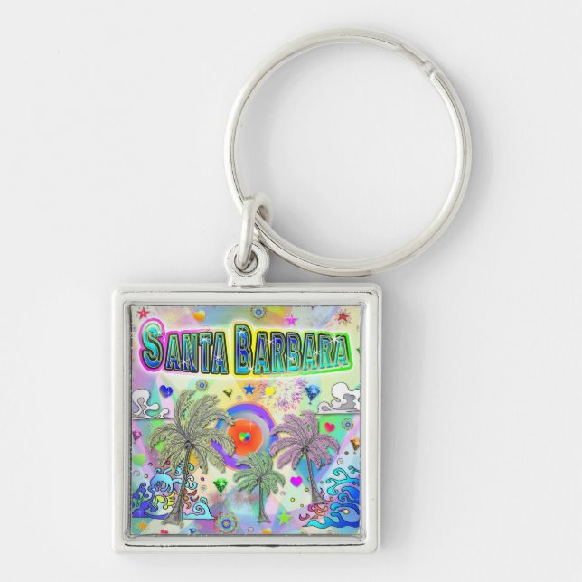 Santa Barbara Deep Dream Keychain (Front)