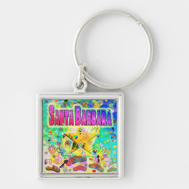 Santa Barbara Epoch Hour Keychain (Front)