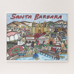 Santa Barbara Map Puzzle