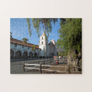 Santa Barbara Mission, California Jigsaw Puzzle