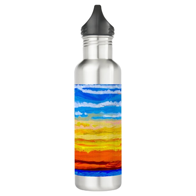 Santa Barbara Sunset water bottle (Left)