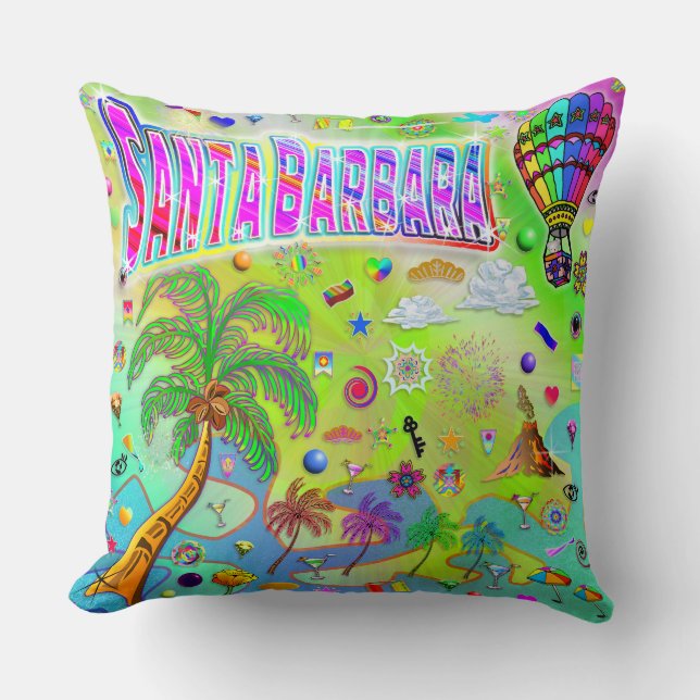 Santa Barbara Timeless Melody Pillow (Front)