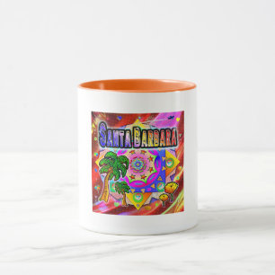 Santa Barbara Tropical Friends Mug