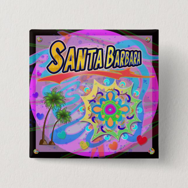 Santa Barbara True Progress Button (Front)