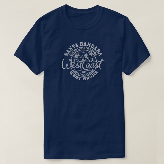 SANTA BARBARA WEST COAST Tee (Design Front)