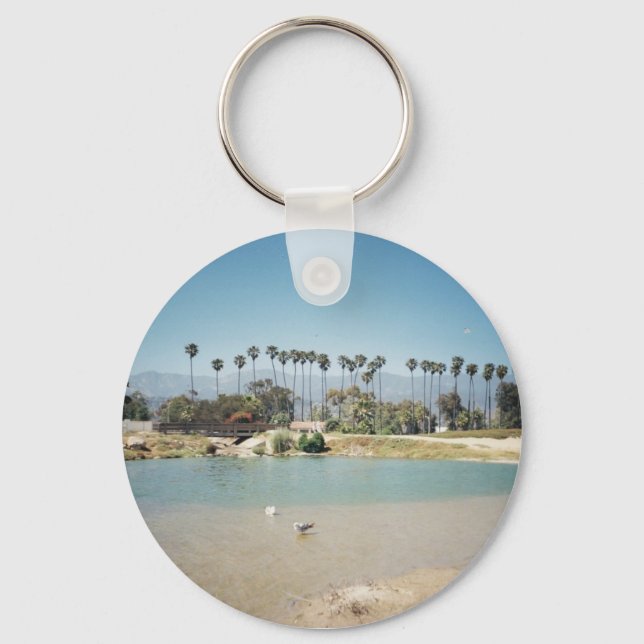 Santa Barbara's Beach Keychain (Front)