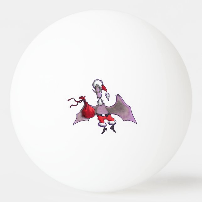 Santa Bat 1-star ping pong ball (Front)