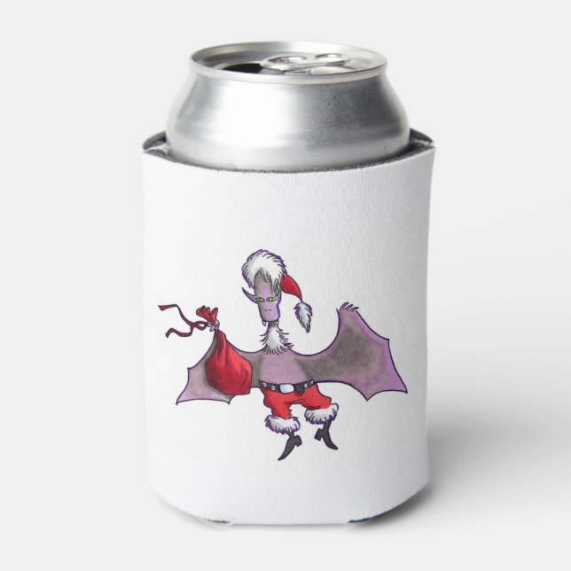 Santa Bat can cooler (Can Front)