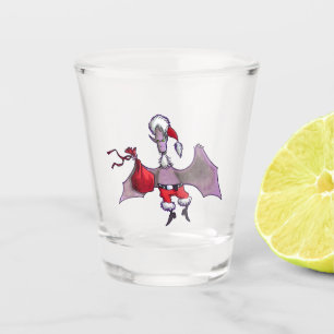Santa Bat shot glass