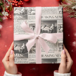 Santa Bear Breaking News Newspaper Christmas Deer Wrapping Paper<br><div class="desc">Santa Bear Breaking News Newspaper Christmas Deer</div>